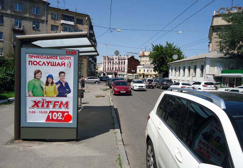 Сітілайт 1.2x1.8,  Богдана Хмельницкого ул., 4 (остановка)